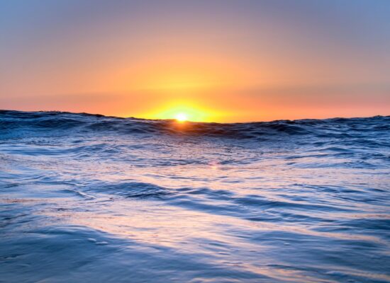 Sunset sea